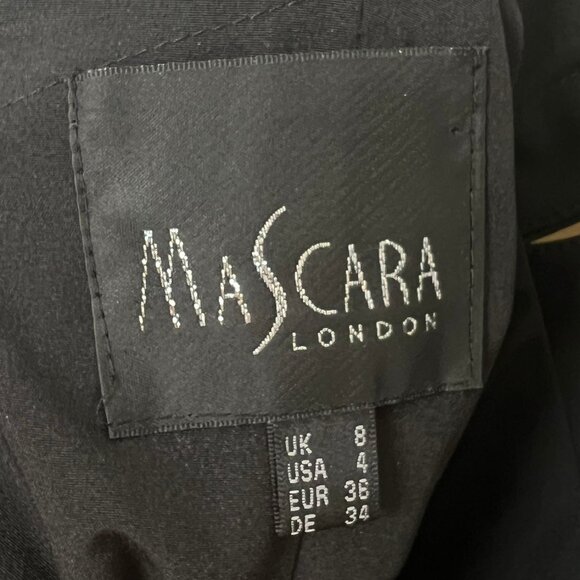 Mascara London Evening Wear Cutout Mixi Dress Gown Prom Black Tie Wedding Guest - Picture 5 of 8